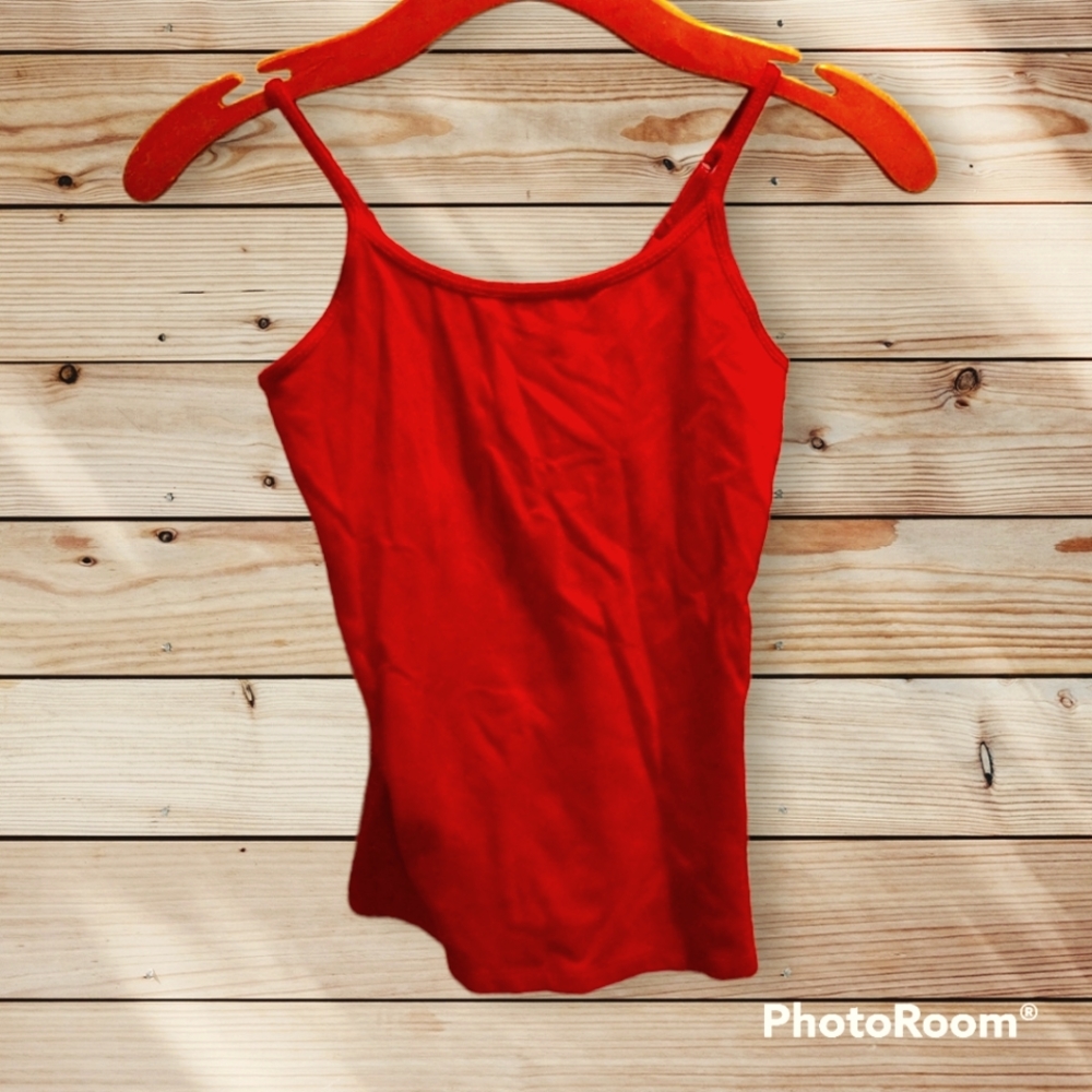 Girls NWOT Deep Red Tank